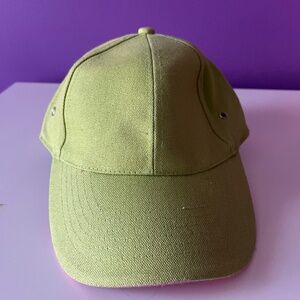 Hat (Outline) Green and Pink One Size